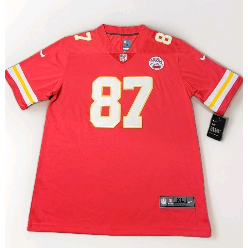 Nike Men's NFL Kansas City Chiefs Travis Kelce #87 On Field Jersey XL NWT